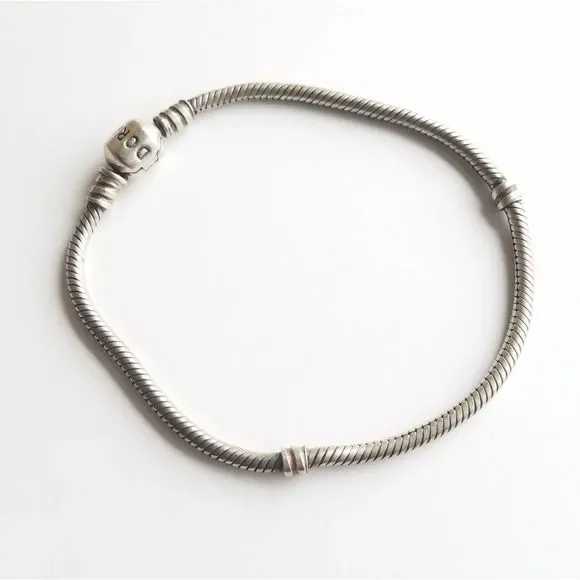 Pandora Jewelry Pandorasterling Charm Braceletapprox Inches